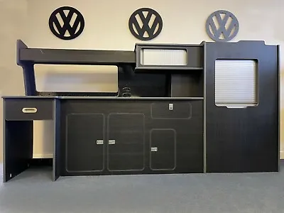 T5 T6 VW Transporter LWB Assembled Kitchen Furniture Camper Van Lightweight Ply • £1550