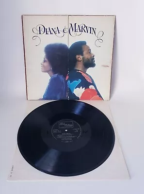 Diana Ross And Marvin Gaye - Diana And Marvin - LP Vinyl  1973 • $9