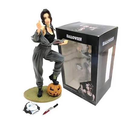 Halloween Female Michael Myers 8'' Horror Action Figure Killer Statue Model Toy • $35.99