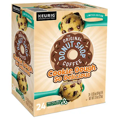 The Original Donut Shop Cookie Dough So Delicious K-Cup Pods 24 Count • $13.99