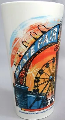 MInnesota State Fair Tumbler Cup Drinking Glass Thermo Serv 2015 Hard Plastic • $9.99