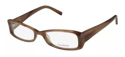 New Vera Wang V150 Eyewear Womens Bd 51-17-135 Plastic Brown Designer Full-rim • $29.95