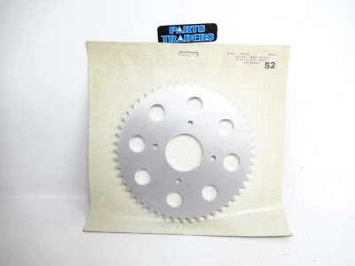 $47.99 • Buy Sprocket Specialists Aluminum Rear Sprocket 52 Tooth Silver CB100 CL100 SL125