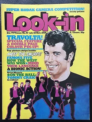 Look In Magazine 18 Nov 1978 #47    John Travolta • £7.50