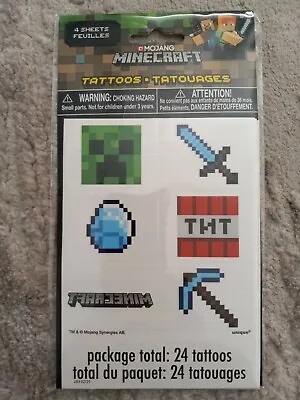 Minecraft Mojang Tattoos New • $7.47