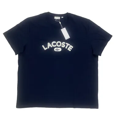 NEW Lacoste Big & Tall Graphic Croc Crew Short Sleeve Logo Mens T Shirt Blue  • $39.99