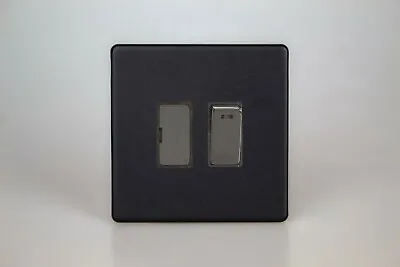 £15.25 • Buy Varilight Screwless Matt Black Light Switches, Plug Sockets, LED Dimmers Etc