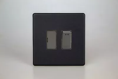 £15.25 • Buy Varilight Screwless Matt Black Light Switches, Plug Sockets, LED Dimmers Etc