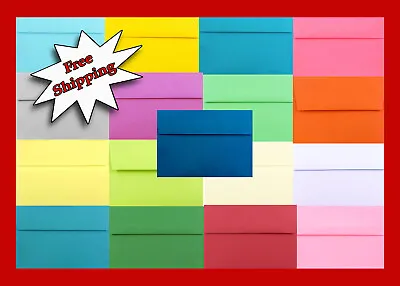 Multi Color Rainbow A6 Envelopes For 4x6 Invitation Card Announcement Showers • $10.97