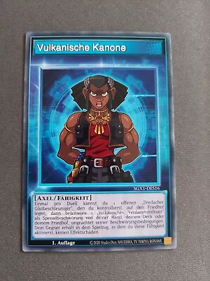 Yugioh SGX1-DES16 Volcanic Cannon 1st Edition - German - Speed Duel • $1.44