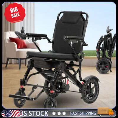 Folding Electric Wheelchair Lightweight Power Wheel Chair Mobility Aid 24V12Ah • $682.43