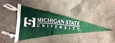Michigan State Spartans Wool Felt NCAA Pennant • $16.99