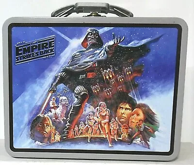 Star Wars The Empire Strikes Back Tin Lunch Box 7 3/4  X 6  X 3  Never Used 2014 • $14.99