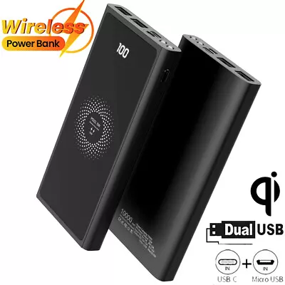 990000mAh Wireless Power Bank Backup Portable Charger External Battery Backup US • $19.91