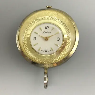 Vintage Endura Pendant Necklace Watch Swiss Made Manual Wind • $32.49