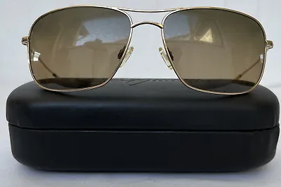 Maui Jim Sunglasses Wiki Wiki MJ-246-16 Gold Frames With Brown Polarized Lenses • $99