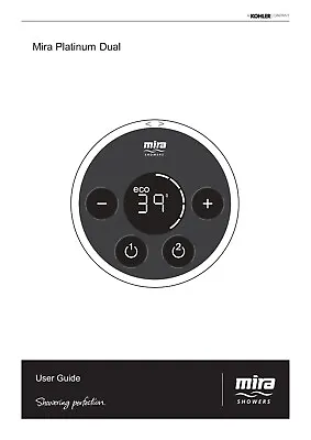 Printed Guide FOR Mira Platinum Wireless Remote Controller -DUAL LP • £12