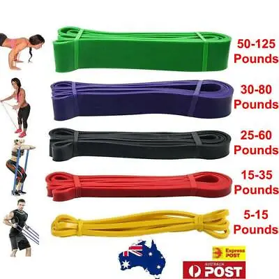 $49.95 • Buy Resistance Yoga Bands Heavy Duty  Loop Exercise Fitness Workout Band Gym