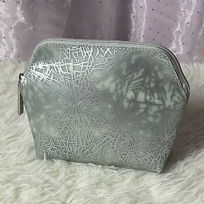 MAC Cosmetics Makeup Bag Pouch Silver Fireworks With Zipper ~ New Without Tags • $9.99