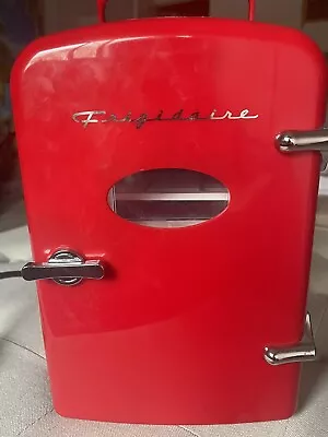 Frigidaire Portable Retro 6-can Mini Fridge EFMIS129 Red (USED GREAD CONDITION) • $20.50