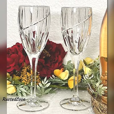 Wine Glasses Mikasa Uptown Glasses Vintage Mikasa Barware Wine Glasses Pair * • $66