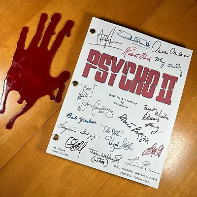 Psycho II Script Cast-Signed - Autograph Reprints - 143 Pages - Norman Bates • $24.99