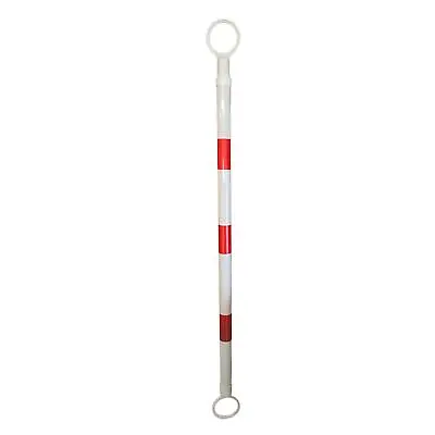 2 Metre TELESCOPIC SAFETY BARRIER POLES For Traffic Cones Or Posts Crowd Control • £10.49