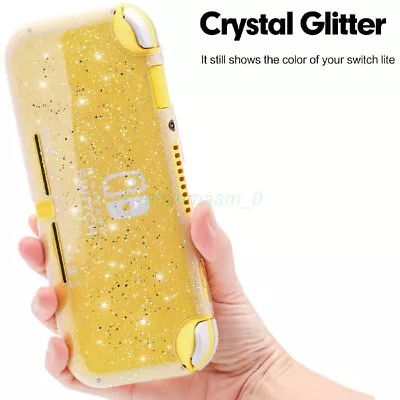 Glitter Clear Silicone Case Transparent Protective Cover For NS Switch Lite AU • $15.15