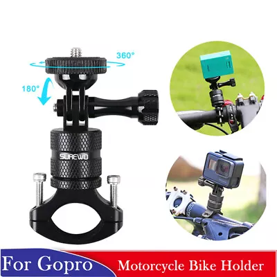 $18.99 • Buy For Gopro Hero 10 9 8 7 6 5 Bicycle Bike Motorcycle Handlebar Mount Holder Clamp