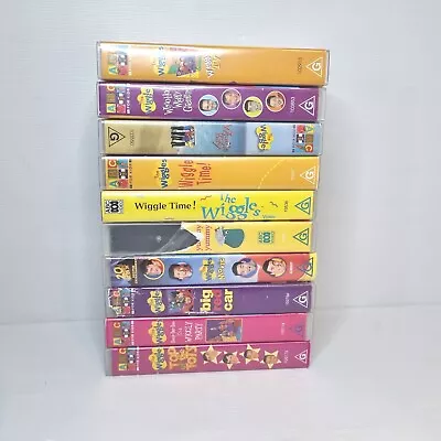 The Wiggles VHS Bundle ×10 Original Cast ABC KIDS Children' Kids Show Lot 4 • $84.90