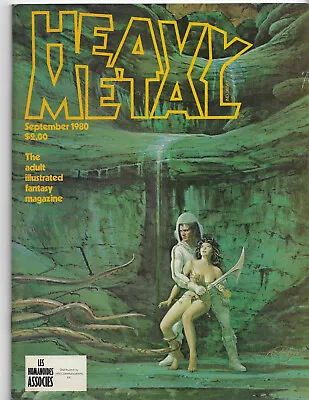 Heavy Metal Vol. 4 #6 Sept 1980 Richard Lupoff Ribera Godard VFN- Condition • $12.50