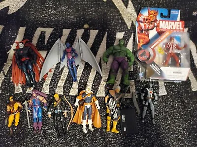 Marvel Universe 3.75 Lot Loose Mr Sinister Archangel Cable Sunfire Hulk Taskmast • $130