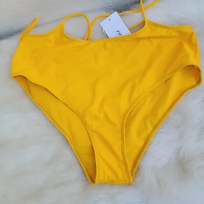 Zaful Women Yellow Swimsuit Bottoms L • $12.59