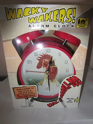 Wacky Wakers Rooster Alarm Clock Wake Up With The Sound Of A Rooster • $29.95