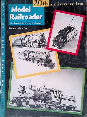 Model Railroader Magazine January 1954 Signal Bridge 20th Anniversary Issue • $11.99