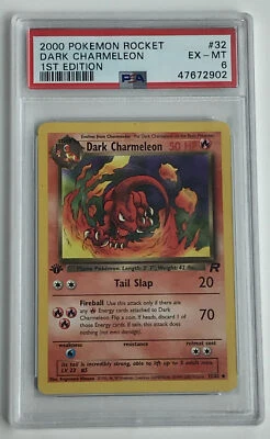 $48.75 • Buy Wotc 2000 Pokemon Rocket Dark Charmeleon 1st Edition #32 Pokemon Card Psa 6