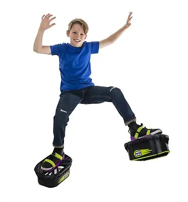 Moon Shoes Bouncy Shoes Mini Trampolines For Your Feet One Size Black New... • $37.90