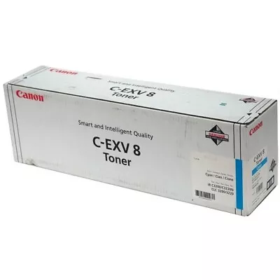 Genuine Canon C-EXV8 Cyan Toner IRC3200/CLC3200 C3220 VAT Incl 7628A002AA A- • £11.54