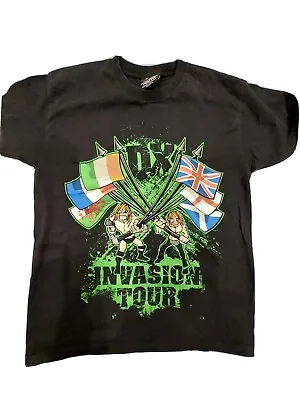 £5.65 • Buy Wwe Dx Invasion Tour T Shirt Youth New Official Tripple H 
