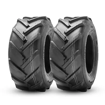 Set 2 16x6.50-8 Lawn Mower Tires Tractor Tire 4PLY 16x6.5x8 Heavy Duty Tubeless • $57.98