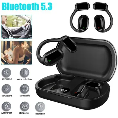 True Wireless Bone Conduction Headphones Bluetooth 5.3 Wireless Headset Earbuds • $15.82