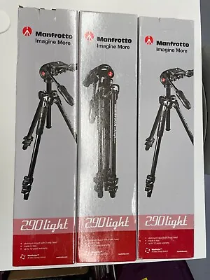 Manfrotto 290 Light Aluminum Tripod With Befree Live Fluid Video Head Kit -... • $115