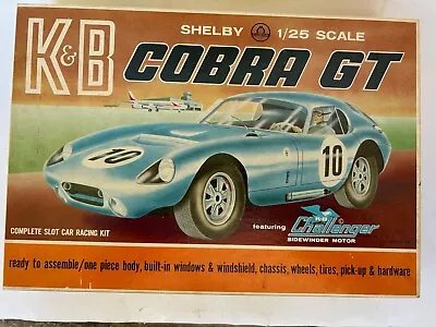 K&B Shelby Cobra Daytona 1/24 Scale Slot Car Kit NIB • $249.95
