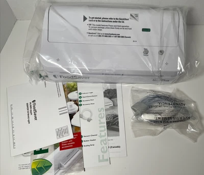 $41.78 • Buy NEW Food Saver Vacuum Packing System Mini Series + 10’ Bag Material ~ Open Box