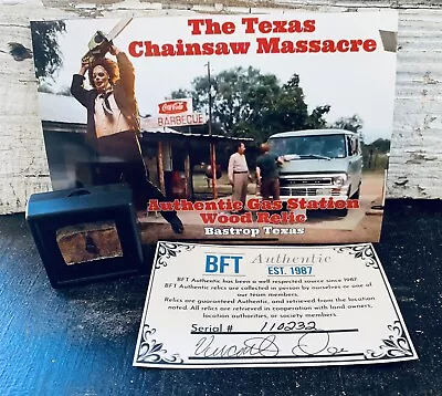 Texas Chainsaw Massacre Authentic Gas Station Wood Relic Horro Movie Prop  • $22.95