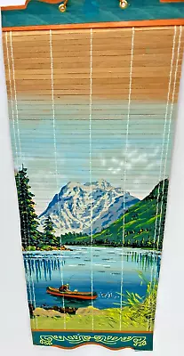 Vintage Post WW2 Hand Painted Bamboo Screen Liberty Advertising Japan Peaceful • $24.61