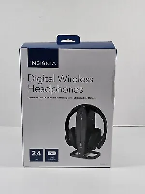 $39.85 • Buy Insignia NS-HAWHP2 RF Wireless Over The Ear Headphones - Black