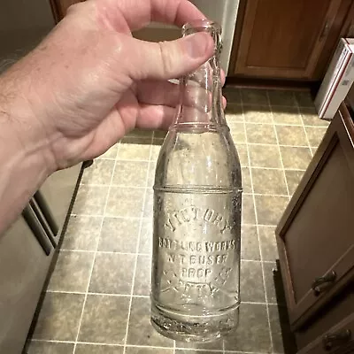Victory Bottling Works W. T. Buser Embossed Soda Bottle Vienna Virginia VA • $19.99