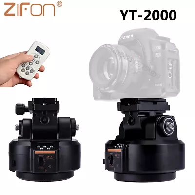 ZIFON YT-2000 Auto Motorized Pan/Tilt Panoramic Head W/ Remote Control Load 2Kg • $99