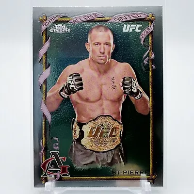 2024 Topps Chrome UFC Georges St-Pierre Allen & Ginter Insert Card #AAG-17 • $2.99